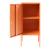 Nachtschrank Hausjärvi 82x35x35 cm Stahl Orange [en.casa]