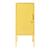 Nachtschrank Hausjärvi 82x35x35 cm Stahl Gelb [en.casa]