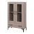 Vitrinenschrank Søndersø 70x31x115 cm Sonoma-Eichenoptik [en.casa]