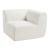 Sofa-Modul Hurvas Eckelement Bouclé Cremeweiß [en.casa]
