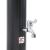 Duș solar exterior cu duș pentru picioare, 18L, 215 cm, negru