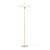 Lampadar Appledore din metal, auriu/alb, 147 cm, [lux.pro]