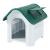 Cușcă pentru câine Bello din plastic, alb-verde, 87x72x75 cm