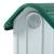 Cușcă pentru câini Bello 75x59x66 cm, alb verde, din plastic