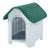 Cușcă pentru câini Bello 75x59x66 cm, alb verde, din plastic