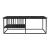 Couchtisch Raukurg 120x60x44 cm Marmoroptik, schwarz [en.casa]