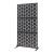 Paravan despărțitor din oțel negru Aaskis, 200x100x50 cm, [casa.pro]