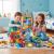 Set de constructie din cuburi magnetice educative pentru copii 134 de piese, multicolor Household NewTrend