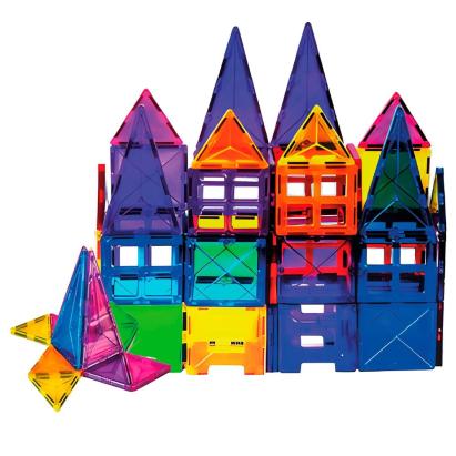 Set de constructie din cuburi magnetice educative pentru copii 48 de piese, multicolor Household NewTrend