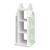 Drehbares Kinderregal Vipsali 108x40x40 cm Mintgrün/Weiß [en.casa]