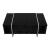 Masuta de cafea Tavak 104x60x38 cm, negru cu argintiu, [en.casa]