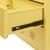 Comodă metalică cu 3 sertare Hämeenlinna, galbenă, 60x40x72 cm