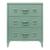 Comodă metalică cu 3 sertare Hameenlinna, 60x40x72 cm, verde mat