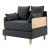1-Sitzer-Schlafsofa Seinlus 81x88x68 cm Dunkelgrau [en.casa]