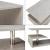 Masuta de cafea Haarlem 90x50x41 cm, aspect beton deschis