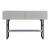 Consolă hol Varberg 120 cm gri deschis cu 2 sertare și poliță reglabilă