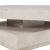 Masă de cafea Florența 76x76x38 cm, aspect beton deschis