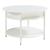 Masă de cafea Kandas cu blat rabatabil și spațiu de depozitare, 70x49 cm, albă
