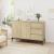 Sideboard Kistiandi 77x120x40 cm Eicheoptik, hell [en.casa]