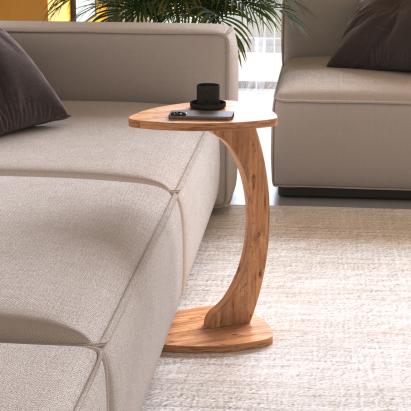 Beistelltisch Klinerg 40x37x56 cm Holzoptik [en.casa]