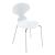 Esszimmerstuhl Kil 4er Set Weiß/Chromfarben [en.casa]