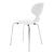 Esszimmerstuhl Kil 4er Set Weiß/Chromfarben [en.casa]
