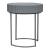 Masă laterală Rill gri 46x40 cm, design modern, [en.casa]