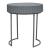 Masă laterală Rill gri 46x40 cm, design modern, [en.casa]