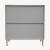 Sideboard Holea mit 2 Türen 75x70x34 cm Grau [en.casa]