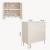 Sideboard Holea mit 2 Türen 75x70x34 cm Beige [en.casa]