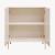 Sideboard Holea mit 2 Türen 75x70x34 cm Beige [en.casa]