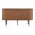 Sideboard Mapia 140x40x75 cm Walnussoptik [en.casa]