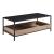 Couchtisch Belana 100x48x39 cm Schwarz/Eicheoptik [en.casa]