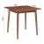 Masă de dining Klijori pentru 2 persoane, 75x75 cm, aspect nuc