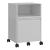 Dulap mobil de birou din oțel alb cu sertar și raft, 54 x 40 x 36 cm