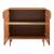 Sideboard Starvili mit 2 Türen 75x76x38 cm Rostfarben [en.casa]