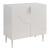 Sideboard Starvili mit 2 Türen 75x76x38 cm Beige [en.casa]