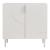 Sideboard Starvili mit 2 Türen 75x76x38 cm Beige [en.casa]