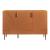 Sideboard Starvili mit 3 Türen 75x115x38 cm Rostfarben [en.casa]