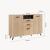 Sideboard Noppen 100x150x38 cm Eicheoptik [en.casa]
