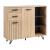 Sideboard Noppen 100x120x38 cm Eicheoptik [en.casa]