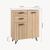 Sideboard Noppen 100x80x38 cm Eicheoptik [en.casa]