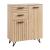 Sideboard Noppen 100x80x38 cm Eicheoptik [en.casa]