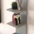 Raft de perete Surahammar gri cu 4 polite, 95x30x28 cm, [en.casa]