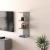 Raft de perete Surahammar gri cu 4 polite, 95x30x28 cm, [en.casa]