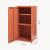 Dulap metalic Burlov din otel, rosu caramiziu, 88 x 40 x 35 cm