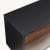 Lowboard Boxholm 120x30x55 cm Schwarz/Walnussoptik [en.casa]