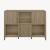 Sideboard Lukkodso 77x110x30 cm Eicheoptik rustikal [en.casa]