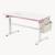 Birou reglabil pe inaltime pentru copii Kuosa 120x60 cm roz/alb