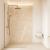Set 4 panouri perete pentru duș Bladel 120 x 60 cm Beige Stone